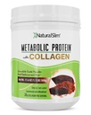Polvo de proteína metabólica con Collagen, Whey Protein Powder Shake, Collagen hidrolizado con L-Glutamina para soporte metabólico, Digestión, Esquía, Conjuntos &amp; Muscle, Reemplazo de carne baja, 17.06 oz
