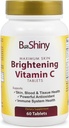 Complejo de vitamina C 1000 mg Tabletas para la iluminación de la piel Antioxidante brillante con HIPS rosa y bioflavinoides Suplemento de apoyo saludable del envejecimiento construye energía y bienestar general