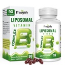 Complejo Liposómico B diseñado para vitaminas de alta absorción B con la vitamina Inositol Choline B1, B2, B3, B5, B6, Biotina, Folate, Metilada B12- Inmuno, Energía, Brain Heart Support 90 Softgels