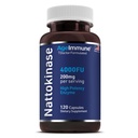 AgeImmune Nattokinase Suplemento 4000 FU 200mg - Enzyme - Cardiovascular Support 120 Capsules -Derivado de japonés Natto - Hecho en los Estados Unidos sin esteato de magnesio.