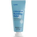 Curist 5% Lidocaine Cream Maximum Strength Topical Pain Relief - 6 oz (170 g) XL Tube - Numb Quickly & Effectively Numbing Formulation - (1 Pack - 6 oz Tube)