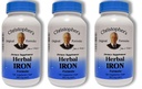 Fórmulas originales de Christopher Herbal Iron Fórmula, Iron Natural Support, 450 mg, 100 cápsulas vegetarianas