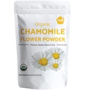 Iyasa Holistics Organic Chamomile Flowers Powder 8oz - Chamomile Tea Organic Food Grade - Baking, Cooking & Cold Drinks - DIY Face Masks, Skin & Hair Care - USDA Organic Powder
