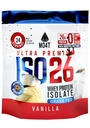 ISO26 Grass Fed Whey Protein Isolate sin edulcorantes artificiales. Naturalmente endulzado con fruta de monje, 1,6 libras, 24 servidumbres, chocolate de leche (Iso 26 vainilla de bolsa)