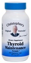 Christopher's Original Fórmula de mantenimiento de tiroides Fórmula Capsule, 100 Conde