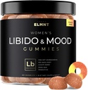 4,050mg Libido Booster for Women KSM-66 Ashwagandha Gummies w. 30x Strength Red Maca Root - más fuerte hembra Libido Mood Booster + Equilibrio hormonal para mujeres Cortisol Reductor &amp; Stress Alivio Gummy