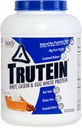 Nutrición corporal Trutein High Protein Powder: 45% Whey, 45% Casein, 10% Egg White, Gluten-Free, Low Sodium, Grass Fed Whey Protein Powder, Gym Suplemento &amp; Breakfast Shake, Pumpkin Pie, 4lb