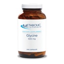 Glicina de mantenimiento metabólico - Suplemento de apoyo al hígado - Suplementos de Glicina para apoyo cerebral, detox y salud conjunta - Suplemento de Aminoácidos de 500 mg (240 cápsulas)
