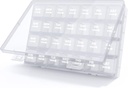 TookMag Organizador Mensual de Pill 28 Day Pill Box, Organizador de Píldora de Medicina de Viaje, Grandes 4 semanas 1 Mes Casos de Píldora con Contenedor de Dust-Proof para Píldoras/Vitamin/Fish Oil/Supplements
