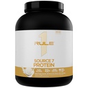 Regla 1 Fuente 7 Proteína – Década Sabor, Velvety Smooth Texture, 22g En cualquier momento Protein, y 10g Naturalmente Occurring EAAs Por Servir de 7 fuentes Premium (4 libras*, Vanilla Ice Cream)