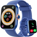ENOMIR Smart Watch for Women Men (Respuesta/Respuestas) Compatible con iPhone/Android/Samsung, Alexa incorporado, [1.91" HD Screen] Waterproof Fitness Watch with Heart Rate/Sleep/SpO2 Monitor(Blue)