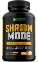 Suplemento de seno orgánico 10 en-1, Reishi, Lions Mane, Cordyceps, Chaga, Turquía Tail, Natural Immune & Cognitive Health Boost, 60 Veggie Capsules