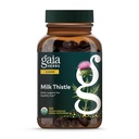 Gaia Herbs Milk Thistle - Suplemento de hígado " Cleanse Support for Helping to Maintain Healthy Liver Function* - 120 Vegan Capsules (40-Day Supply)