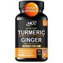 Curcumina Turmérica con jengibre – 1750 mg Fórmula de alta potencia con Curcuminoides Estandarizados 95% y Extracto de jengibre – Pepper Negro para la absorción mejorada – 60 cápsulas Veganas