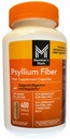 Marca del miembro 100% Natural Pillium Husk Fiber Capsules, Salud Digestiva, 400 Cuenta (Pack of 1)