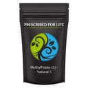 Prescrito para la vida Methyl Folate Powder ← Bioavailable Folic Acid para apoyar la salud cerebral ← Puro Powdered Vitamina B9 Folate Suplemento para Hombres (1 kg / 2.2 lb)
