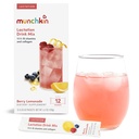 Munchkin® Milkmakers® Lactation Drink Mix Supplement with B Vitamins/Collagen/Fenugreek " Milk Thistle for Breastfeeding Moms, Berry Lemonade, 14 Count