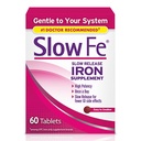 Suplemento de hierro lento de 45 mg para la deficiencia de hierro, liberación lenta, alta potencia, tablas fáciles de absorber - 60 cuenta