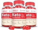 (3 Pack) Truly Keto ACV Gummies Advanced Formula 1000MG Truly Keto Gummies Apple Sider Vinegar Formulado con Pomegranate Beet Juice Powder B12 Vegan Non GMO 180 Gummys