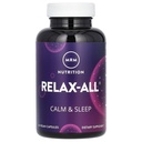 MRM Nutrición Relax-All® Silencioso Suplemento dietético para un mejor sueño Silencioso con GABA, L-Theanine & Ashwagandha Silencioso libre de drogas, no-ábito formando ← No-GMO Silencioso Vegan + Gluten Gratis ← 15 Servimientos