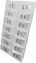 Dos veces por día organizador de píldoras, día semanal y noche del contenedor de píldoras, día y noche medicamentos o vitamina para la mañana o la noche PM separación (3)