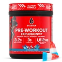 Powder de seis estrellas para hombres y mujeres, ICY Rocket Freeze (30 servidos) - Preworkout Explosion 2.0 Energy Powder Drink Mix with Beta-Alanine &amp; Caffeine - Sports Nutrition Supplement Products