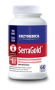 Enzymedica, SerraGold, Suplemento de Enzima Serrapeptase de alta potencia, soporta la función respiratoria, corazón &amp; inmunológico, 60 cuenta