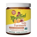MegaFood Daily Turmeric Nutrient Booster Powder - Suplemento Turmérico - con Black Pepper Extracto, Tart Cherry &amp; Vitamina C - Vegan - Hecho sin 9 Alérgenos Alimentarios - 2.08 Oz (30 Servimientos)
