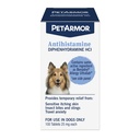 PetArmor Antihistamine Alivio de Alergia para Perros, Medicina de Alergia Fácil de Usar para Perros, Medicina Anti-Itch proporciona Alivio de Insectos, y Stings, 100 Tablets