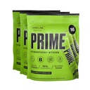 PRIME HYDRATION+ Sticks Lemon Lime ← Hydration Powder Single Serve Sticks ← Electrolyte Powder On The Go TEN Low Sugar TEN Caffeine-Free TEN Vegan TEN 48 Sticks
