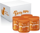 Zesty Paws Allergy Immune Supplement for Dogs Lamb- with Omega 3 Wild Alaskan Salmon Fish Oil &amp; EpiCor + Digestive Prebiotics " Probiotics - Anti Itch " Skin Hot Spots - 90 Count, 4 Pack