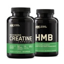 Optimum Nutrition Unflavored Creatine Monohydrate 100 Capsules Agrupados con Optimum Nutirtion HMB 90 Capsules