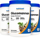 Nutricost Glucomannan Powder 500G (3 botellas)