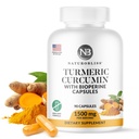 NaturoBliss Turmeric Curcumin with BioPerine 1500mg - Non GMO - Gluten Free - 90 cápsulas