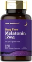 Tahoe Nutritionals Melatonin 12 mg  120 Quick Release Capsules ¦ Drug Free Supplement Silencio Non-GMO, Gluten Free