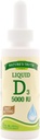 Verdad de la Naturaleza D3 5000 UI Suplemento de Vitamina Actuada Rápido Liquid - 2 oz, Pack de 5