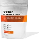 TB12 Electrolytes Plus Perform - Pre-Workout Electrolytes Polvo con Adaptógenos " Nootropics " soporta Energía, Enfoque y Resistencia ANTE Sugar Free, Vegan, Non GMO Electrolyte Powder Packets