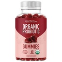 Orgánica Probióticos Gummies ← 5 Billones CFU Probióticos para la Salud Digestiva &amp; Apoyo Inmunitario TEN Hardy Bacillus Subtilis ANTE Strawberry Gummies ← Shelf Stable, Gluten-Free, Vegan TEN 60 Ct. (1 Month Supply)