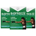 Biofreeze Pain Relief Patches, Artritis Dolor Reliver, rodillas " Relevamiento de dolor de espalda inferior, Sore Muscle Relief, Neck Pain Relief, FSA Eligible, 3 Pack (5 Biofreeze Menthol Patches)