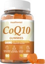 1 Pack 500MG Coq10 Gummies - 3X Mejor Absorción, Plus Omega-3, Magnesio, Vitamina B3 &amp; Zinc - Coenzyme Q10 Suplementos para la Salud del Corazón, Energía Celular & Antioxidante, Vegan, 60 Condes
