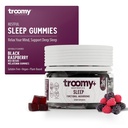Troomy Sleep Reishi + Melatonin Great Tasting Mushroom Gummies - Soportes Descanso sueño - Black Raspberry - 30 cuenta