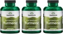Swanson Full Spectrum Turmeric (Curcumin) - Joint Health, Digestion, Heart Health &amp; Liver Support Suplemento - Curcuma Longa Formula Promoting Memory Support - (240 Capsules) 3 Pack
