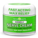 Crema Milagro Nerve - Fuerza Máxima - Turmérica y Arnica Blend para Neuropatía Descomfort Alivio - Soothing Foot & Hand Formula con MSM, B6, E - Made in USA