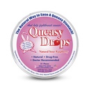 Three Lollies Queasy Drops - Sour Raspberry Flavor - Travel Sickness & Nausea Relief, Soothes Stomach " Dry Mouth, Natural Ingredients - 21 ct