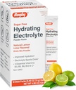 Rugby Empaquetadura de polvo sin azúcar - Packs de mezcla de bebidas con 5 vitaminas - Hidratación mejorada - Sabor de limón natural - 10 paquetes de palo - 0.45 Oz Cada uno (1 paquete)