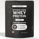 Hidrolyzed Whey Protein Powder - Deflavored Whey Protein Concentrate Hydroslate, Plain Protein Powder - Gluten Free, 24g Protein per Serving, 1 lb (Pack of 1)