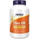 AHORA Alimentos Suplementos, Flax Oil 1000 mg con Omega-3 esencial, frío prensado, Hexane libre, Fórmula Vegana, 120 Veg Softgels