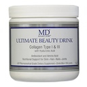 MD Ultimate Beauty Drink Powder CollagenType I & III ← Collagen Suplemento dietético con antioxidantes ¦ Proporciona soporte nutricional a la piel, el pelo, las uñas, las articulaciones  durable 150 gramos
