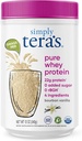 simplemente tera's Pure Whey Protein Powder - Grass Fed Vanilla Whey Protein Powder, Clean, Made Without Artificial Sweeteners, Non-GMO, Kosher, rBGH-Free, Soy-Free - 12 Oz
