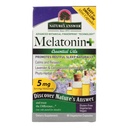Respuesta de la naturaleza Melatonin+, 60 Conde Capsules Promueve el sueño resentido TENIDO Melatonina más Aceites esenciales calmas y relajaciones de lavanda